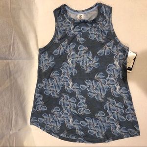New C9 Blue Workout Floral Tank XS